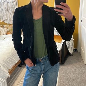 Banana Republic Velour Blazer